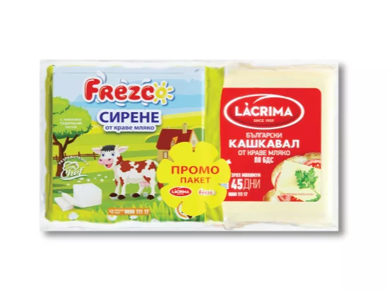 Краве сирене Фрезко + Кашкавал Лакрима