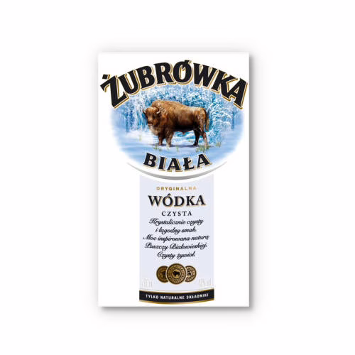 Водка Zubrowka бяла