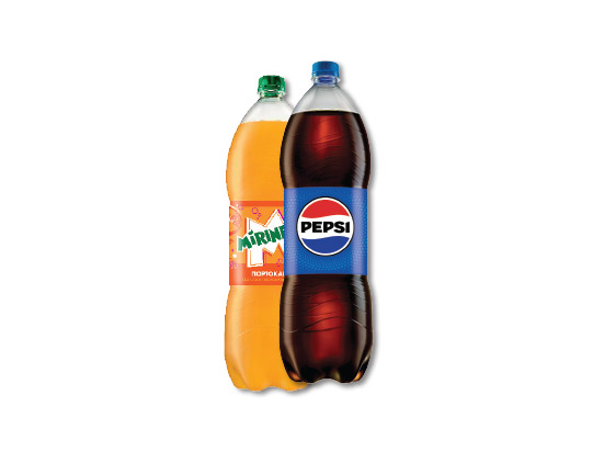 Газирана напитка Pepsi, Mirinda, 7 Up
