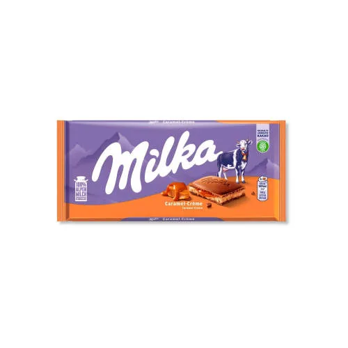 Шоколад Милка с карамел