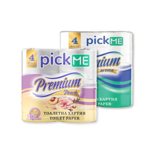 Тоалетна хартия премиум Pick me