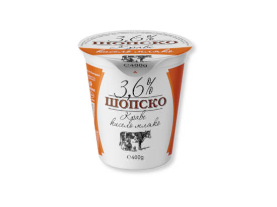 Кисело мляко 3,6% Шопско