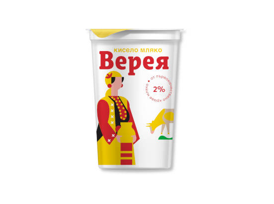 Кисело мляко 2% Верея