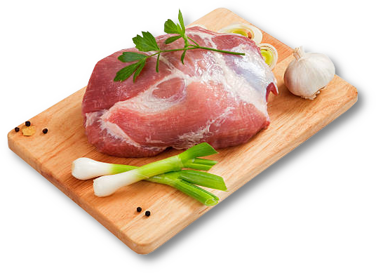 охладен свински бут без кост