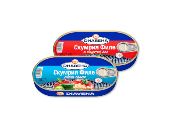 Скумрия филе Диавена