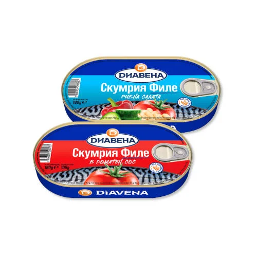 Скумрия филе Диавена