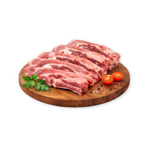 нарязани свински гърди