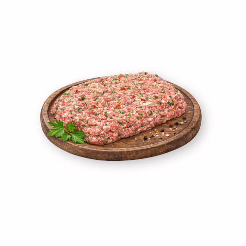 Кайма Селска с праз лук и чушки